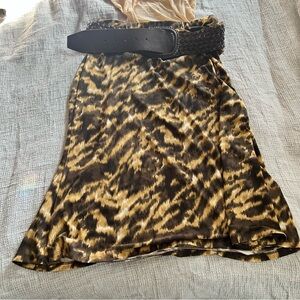 Cato Earthy Brown and Tan Skirt